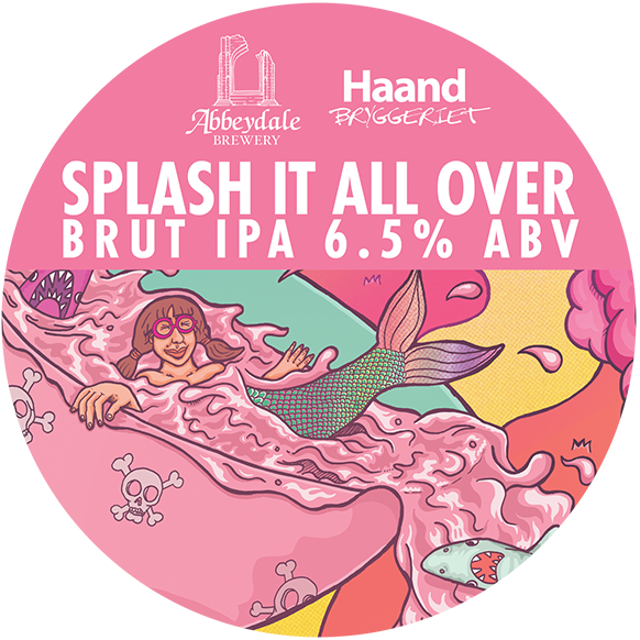 Abbeydale Brewery - Splash It All Over Brut IPA Keg Clip