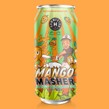 Mango Masher Milkshake IPA - Hammerton Brewery - Craft Beer Art